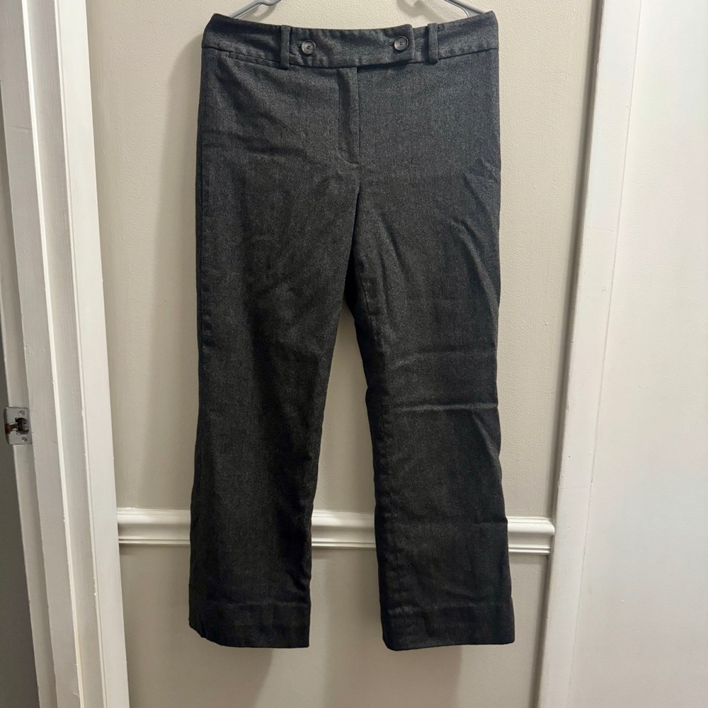 Ann Taylor Wool & Cashmere Classic Gray Pants – Size 6 EUC